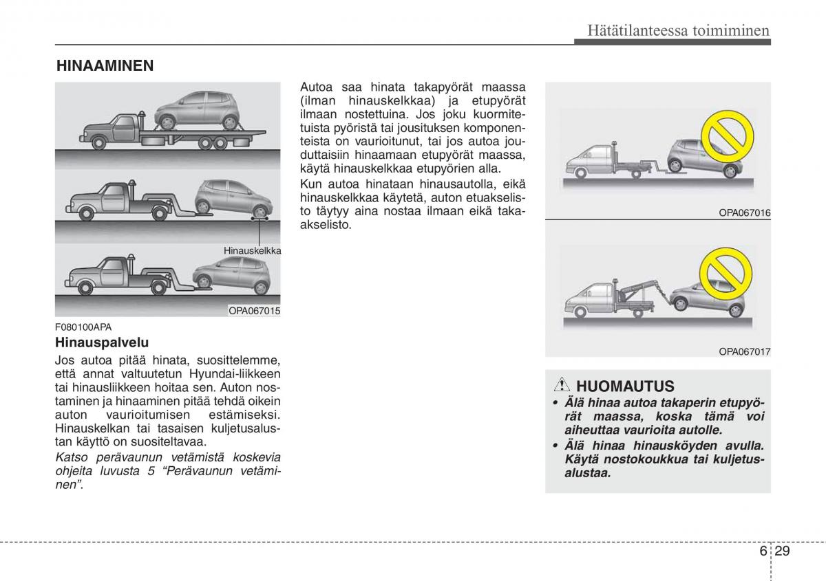 Hyundai i20 I 1 omistajan kasikirja / page 288