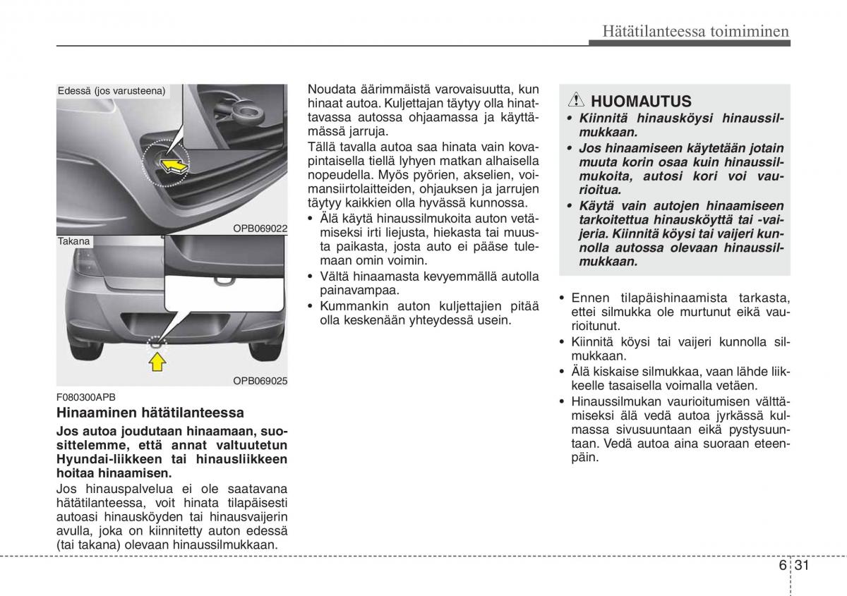 Hyundai i20 I 1 omistajan kasikirja / page 290