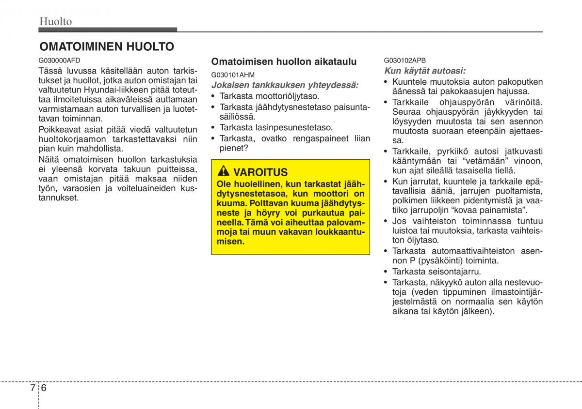 Hyundai i20 I 1 omistajan kasikirja / page 299