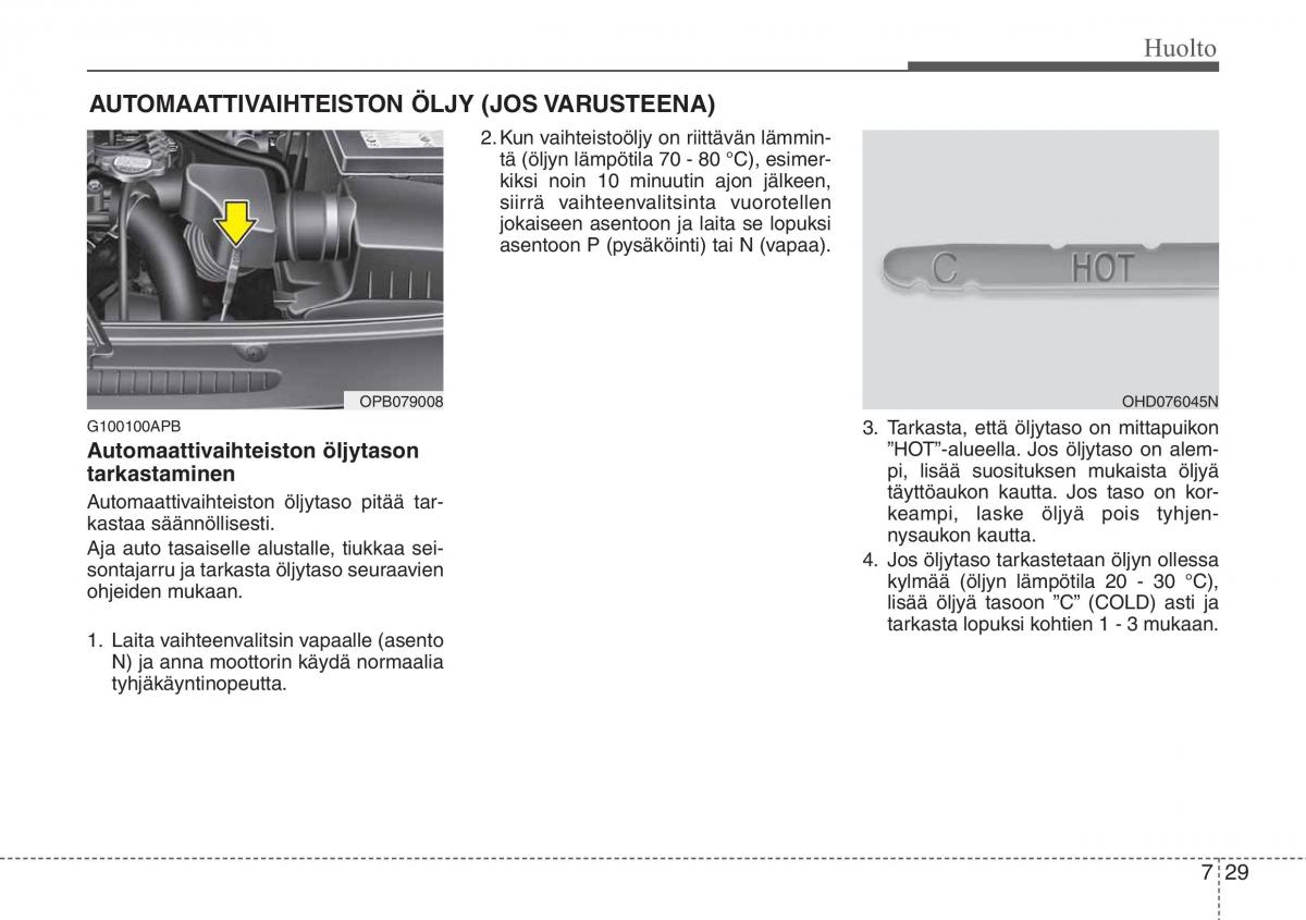 Hyundai i20 I 1 omistajan kasikirja / page 322