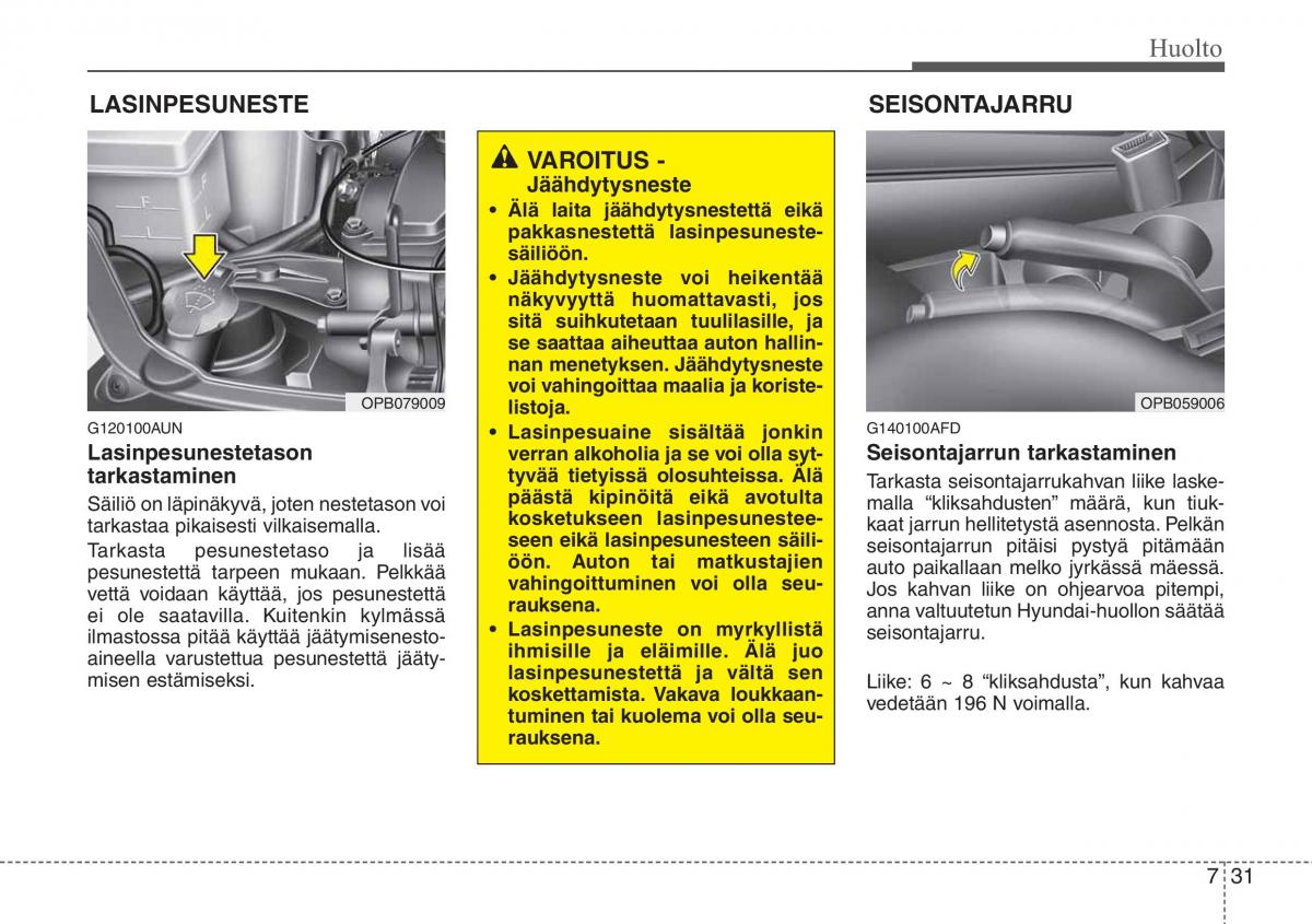 Hyundai i20 I 1 omistajan kasikirja / page 324