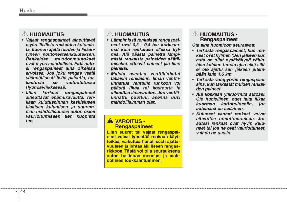 Hyundai i20 I 1 omistajan kasikirja / page 337