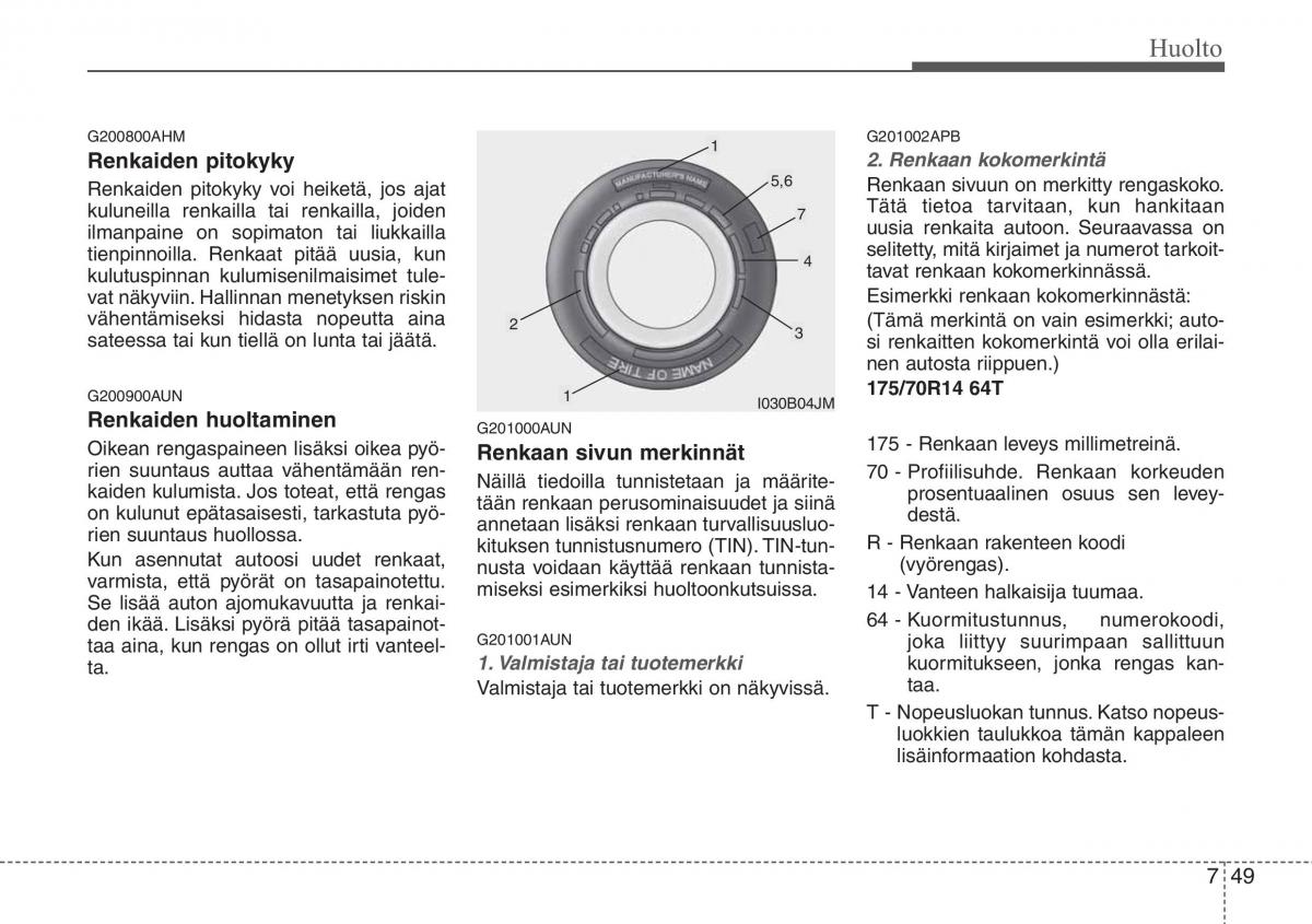 Hyundai i20 I 1 omistajan kasikirja / page 342