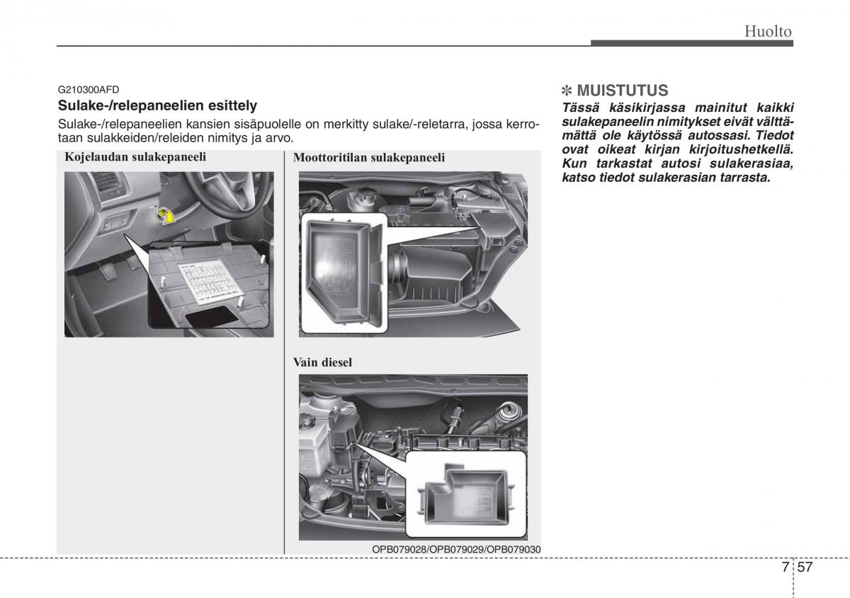 Hyundai i20 I 1 omistajan kasikirja / page 350