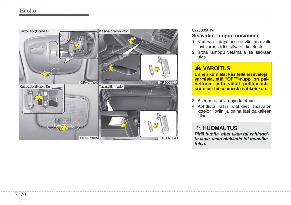 Hyundai i20 I 1 omistajan kasikirja / page 363