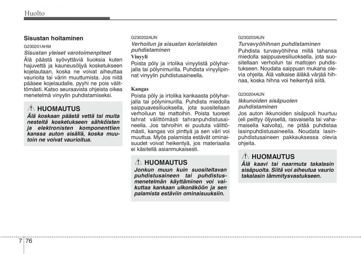 Hyundai i20 I 1 omistajan kasikirja / page 369