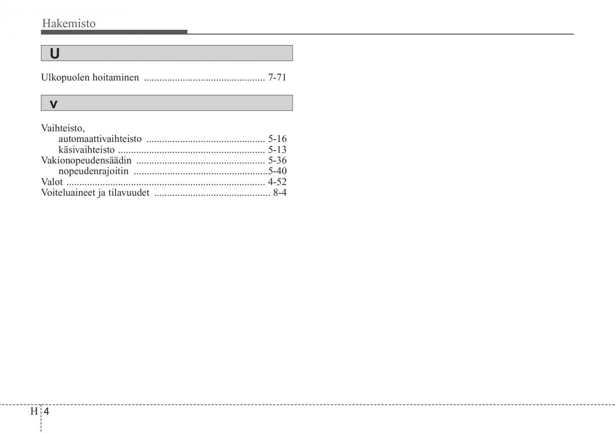 Hyundai i20 I 1 omistajan kasikirja / page 385