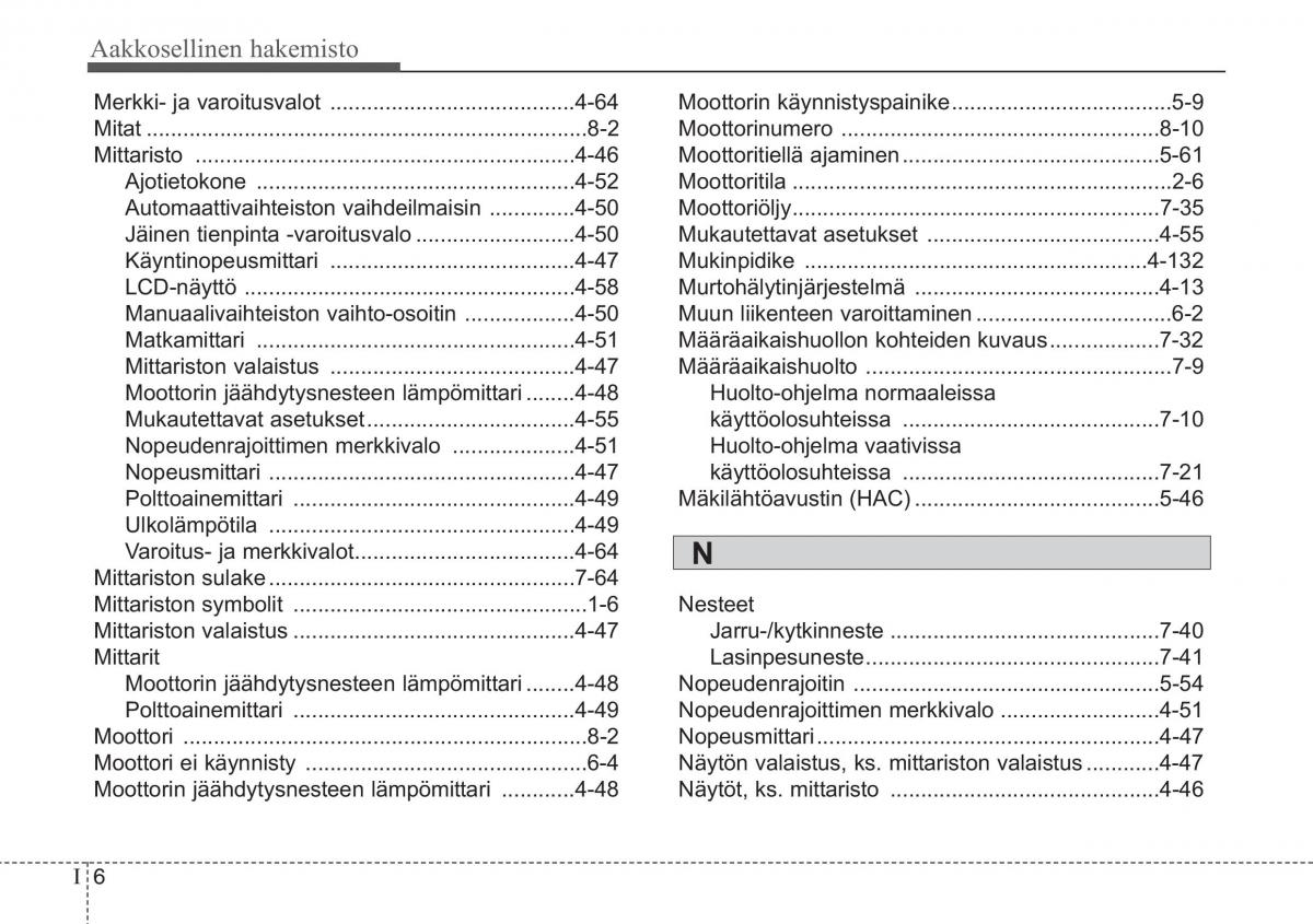 Hyundai i30 II 2 omistajan kasikirja / page 558