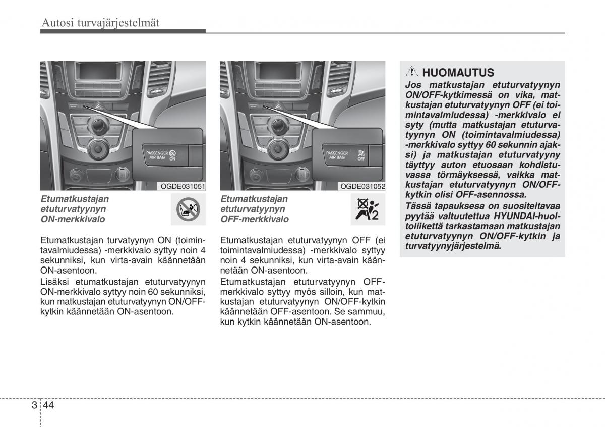 Hyundai i30 II 2 omistajan kasikirja / page 63