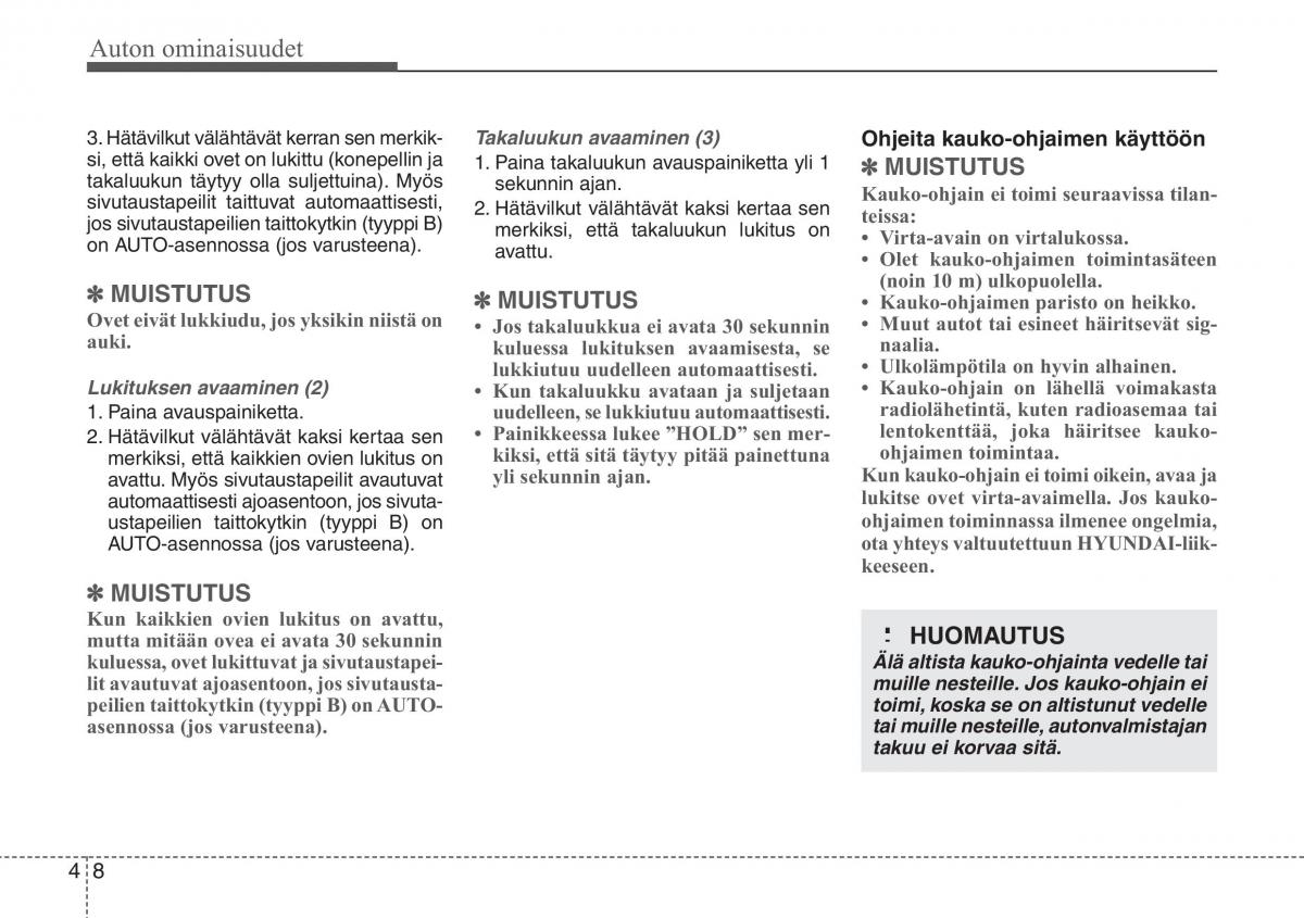 Hyundai i30 II 2 omistajan kasikirja / page 90