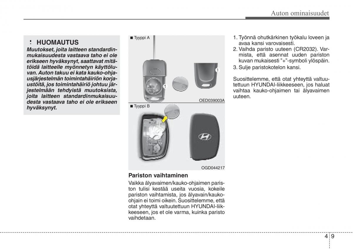 Hyundai i30 II 2 omistajan kasikirja / page 91