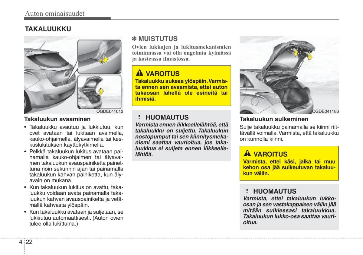 Hyundai i30 II 2 omistajan kasikirja / page 104