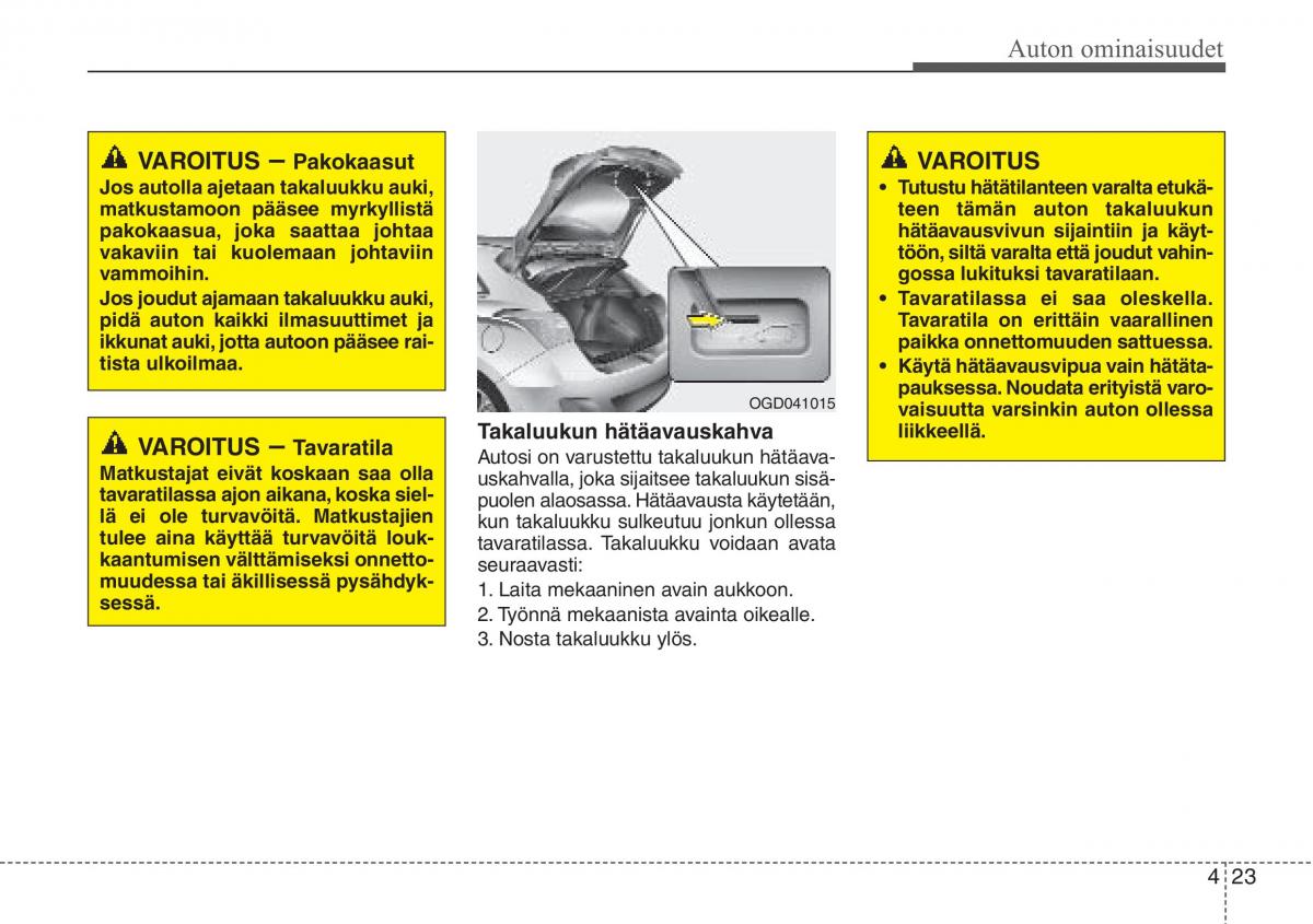 Hyundai i30 II 2 omistajan kasikirja / page 105