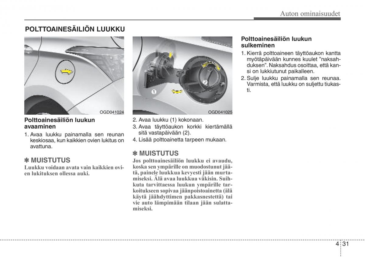 Hyundai i30 II 2 omistajan kasikirja / page 113