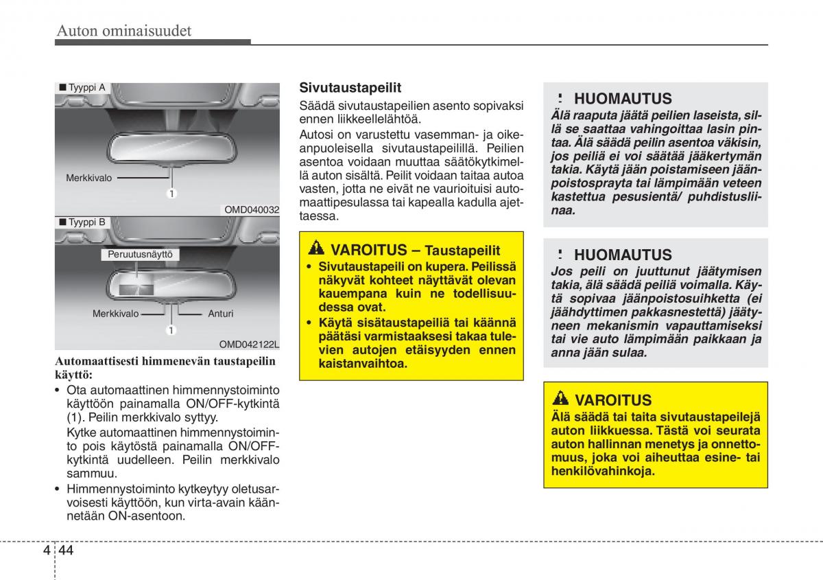 Hyundai i30 II 2 omistajan kasikirja / page 126