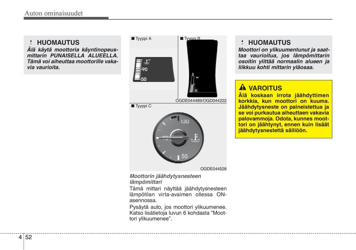 Hyundai i30 II 2 omistajan kasikirja / page 134