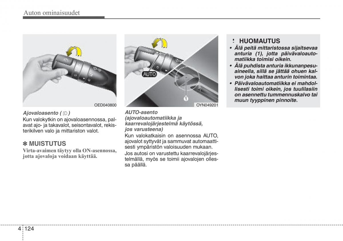 Hyundai i30 II 2 omistajan kasikirja / page 206