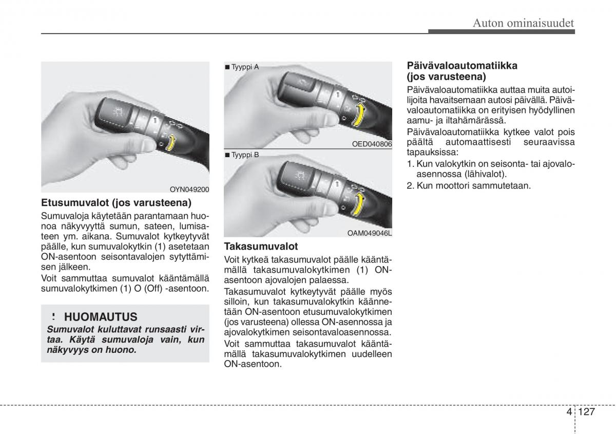 Hyundai i30 II 2 omistajan kasikirja / page 209