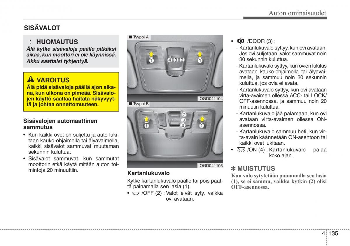 Hyundai i30 II 2 omistajan kasikirja / page 217