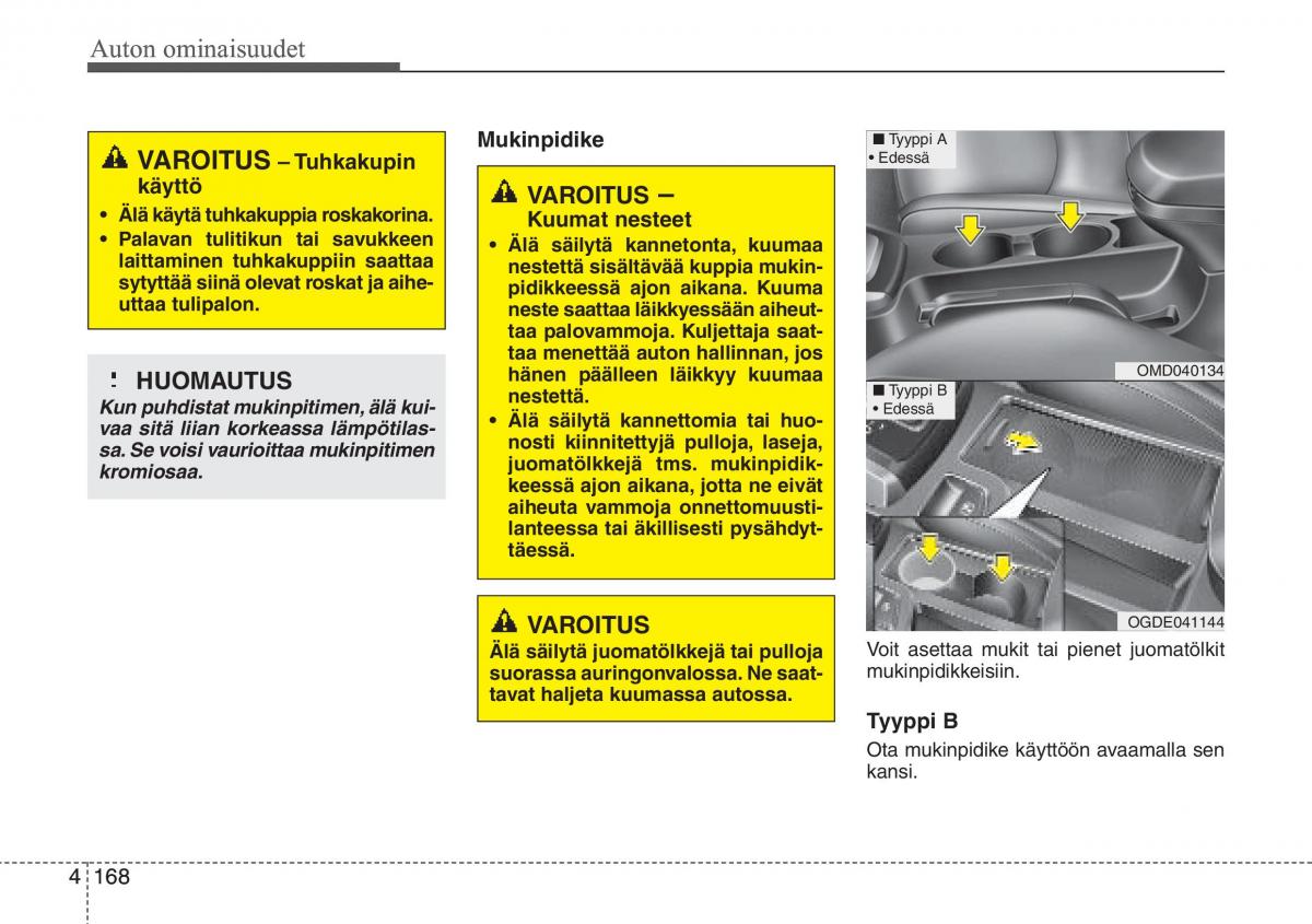 Hyundai i30 II 2 omistajan kasikirja / page 250