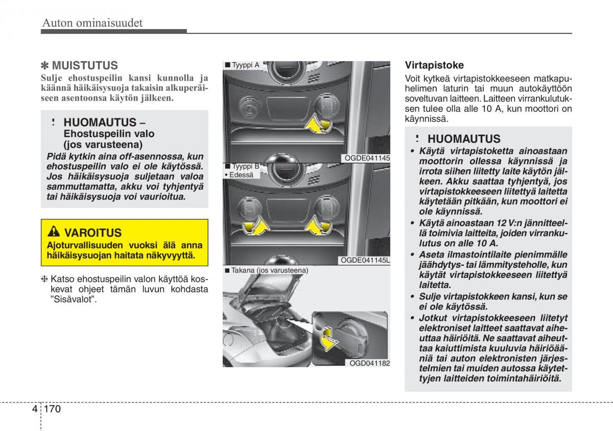 Hyundai i30 II 2 omistajan kasikirja / page 252