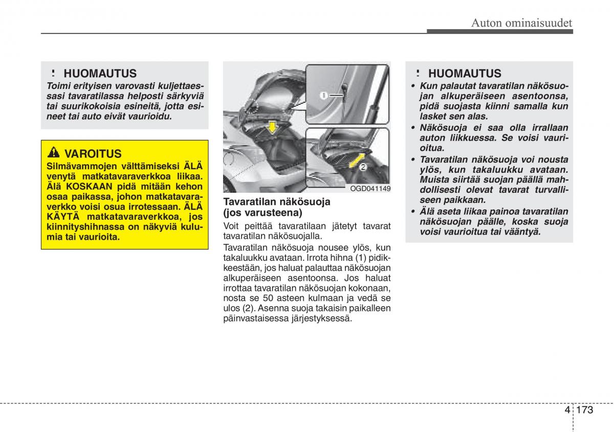 Hyundai i30 II 2 omistajan kasikirja / page 255