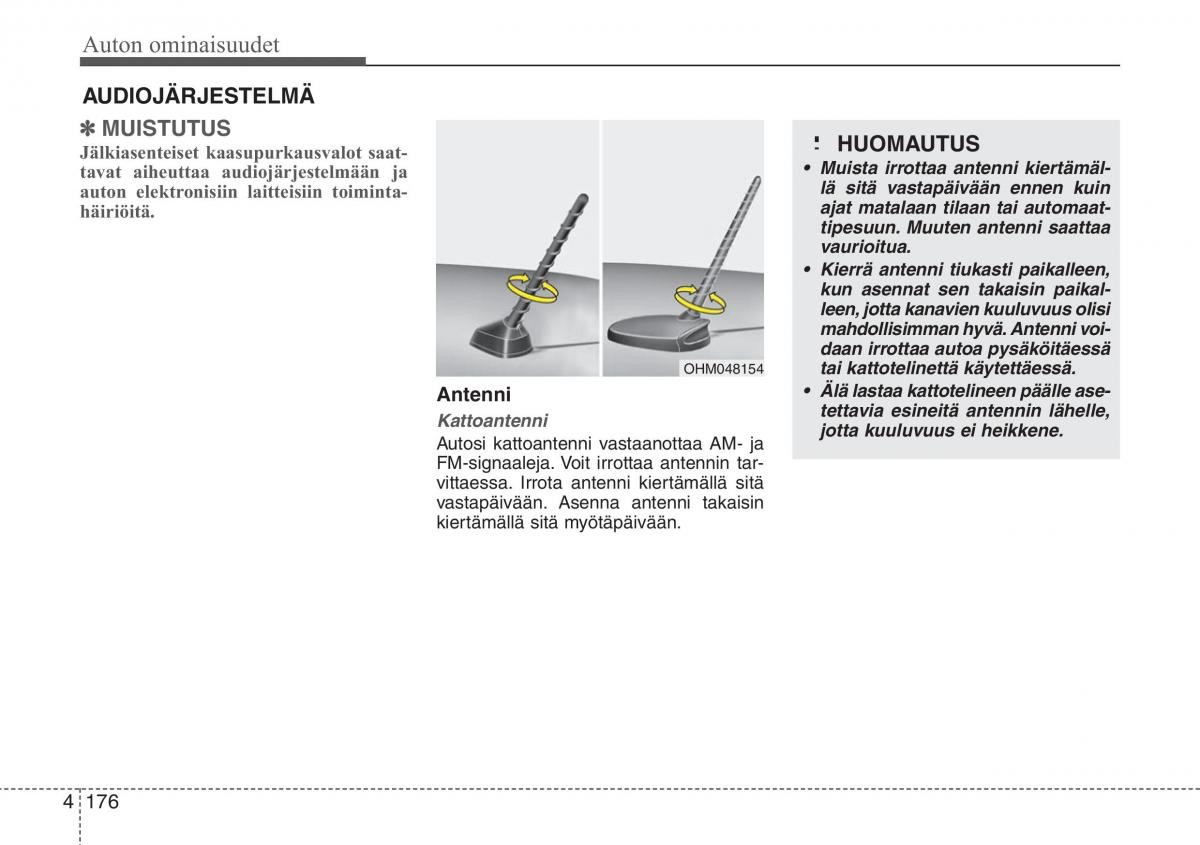 Hyundai i30 II 2 omistajan kasikirja / page 258