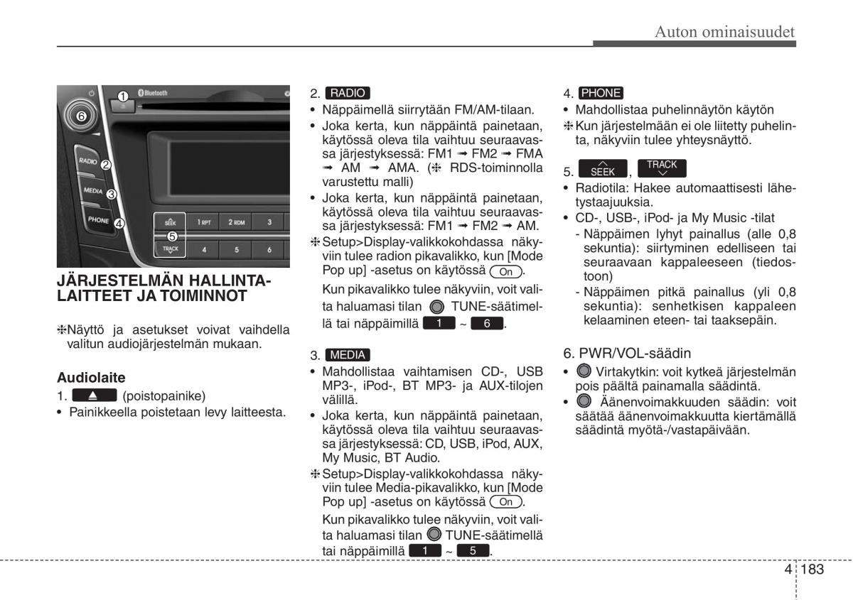 Hyundai i30 II 2 omistajan kasikirja / page 265