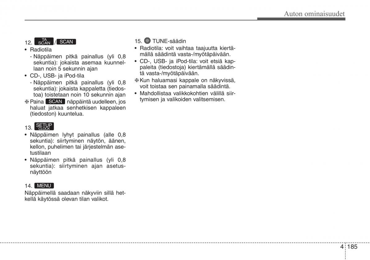 Hyundai i30 II 2 omistajan kasikirja / page 267