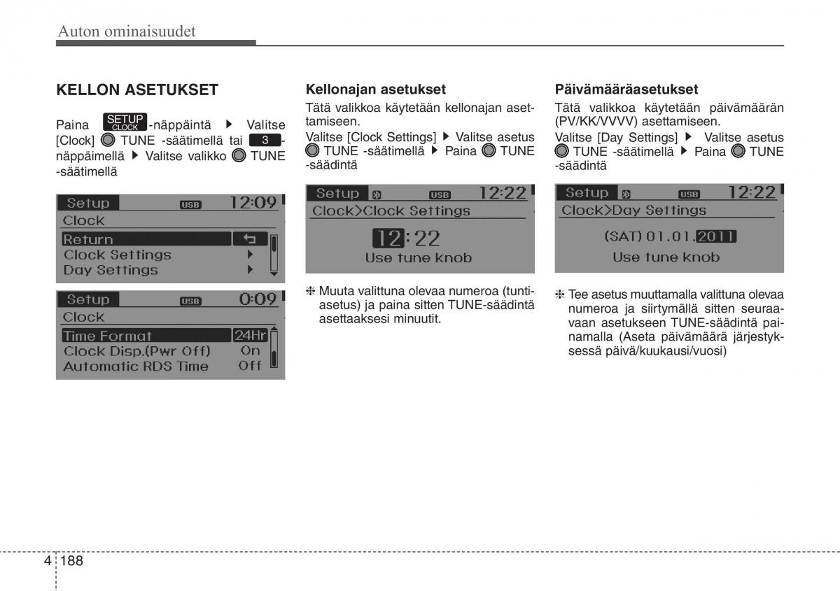 Hyundai i30 II 2 omistajan kasikirja / page 270