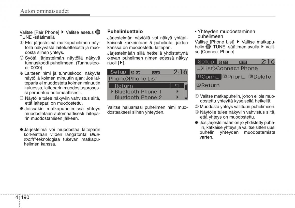 Hyundai i30 II 2 omistajan kasikirja / page 272