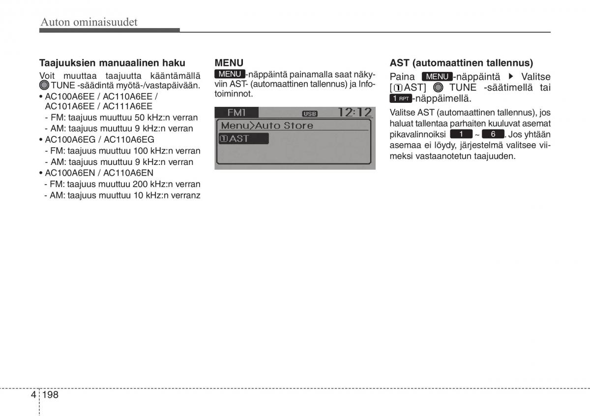 Hyundai i30 II 2 omistajan kasikirja / page 280