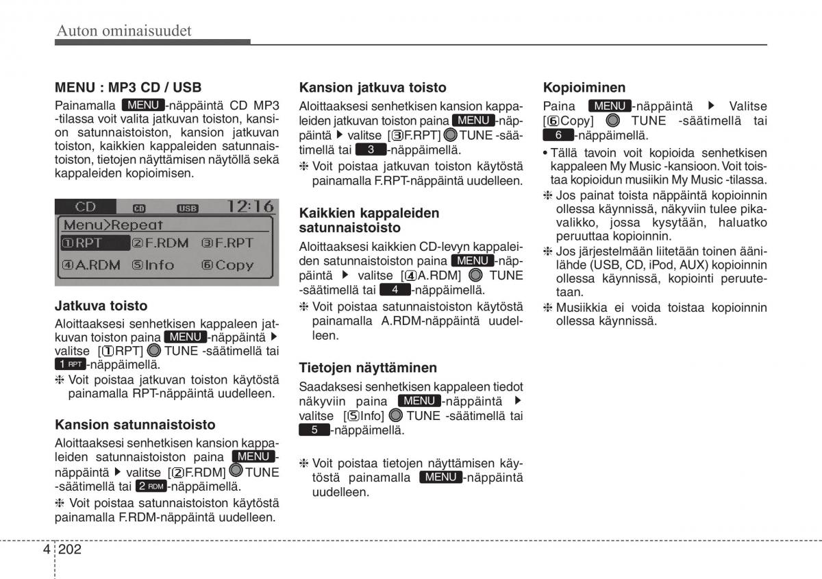 Hyundai i30 II 2 omistajan kasikirja / page 284