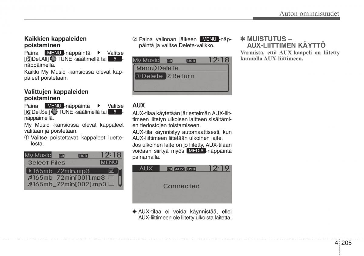 Hyundai i30 II 2 omistajan kasikirja / page 287