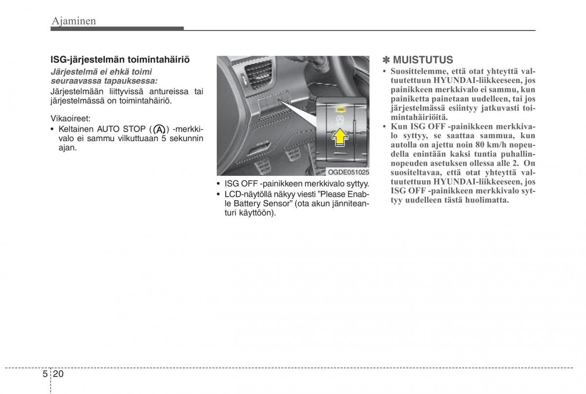 Hyundai i30 II 2 omistajan kasikirja / page 329