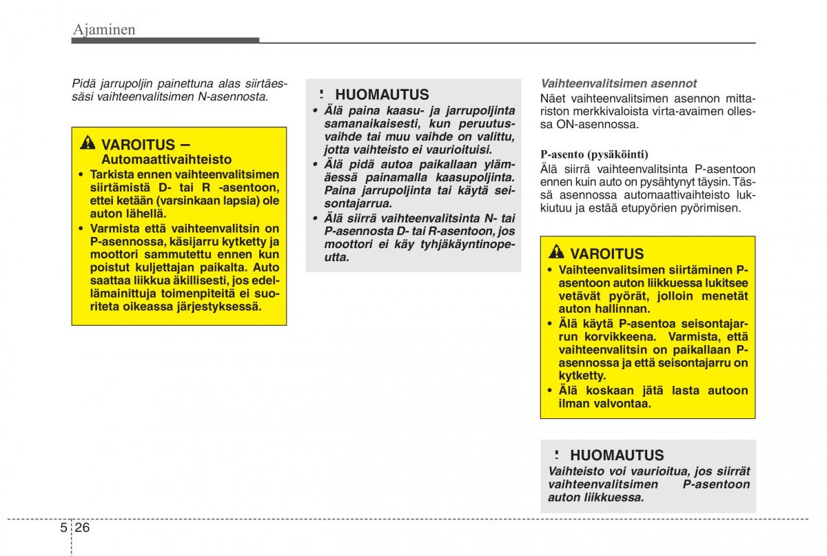 Hyundai i30 II 2 omistajan kasikirja / page 335