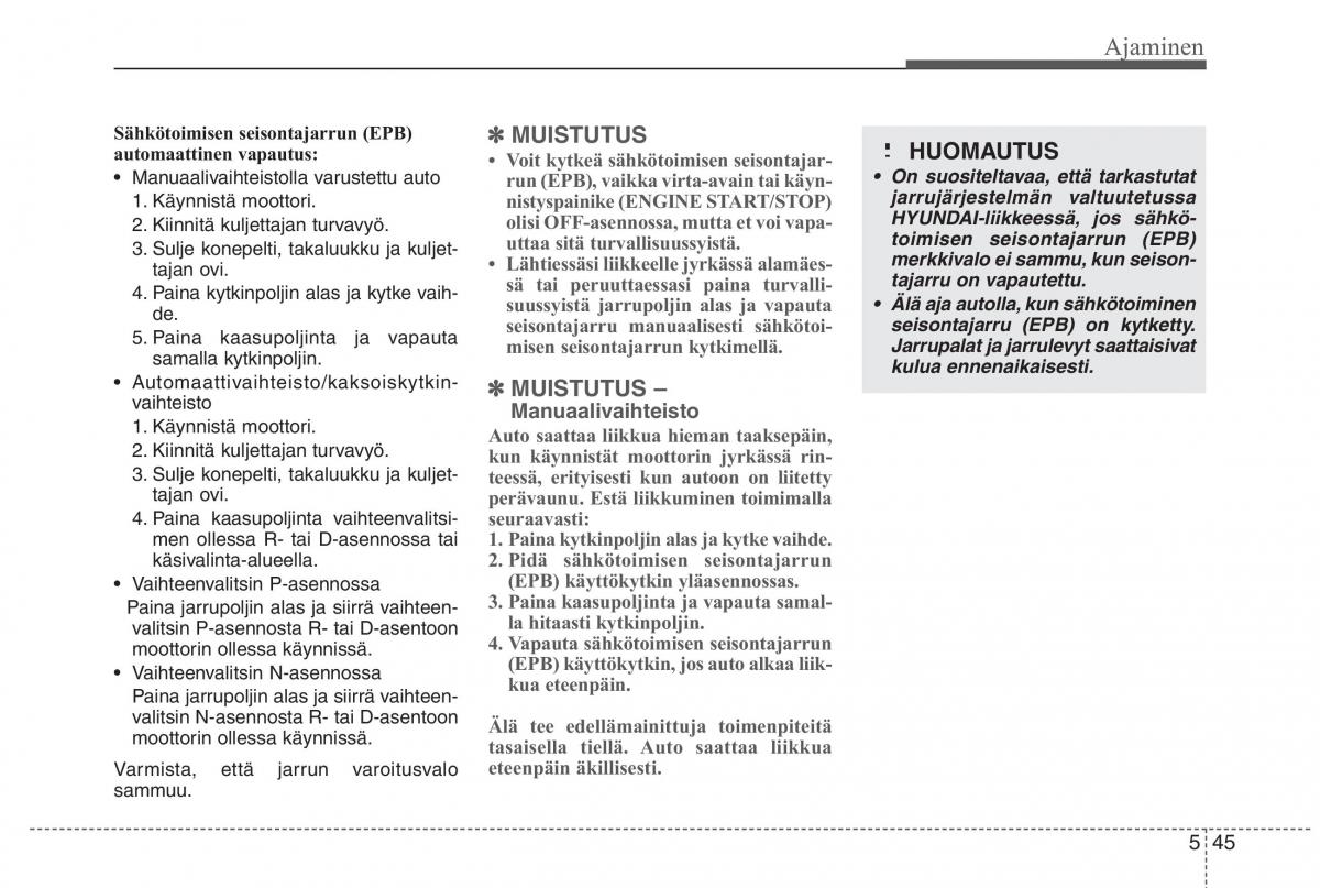 Hyundai i30 II 2 omistajan kasikirja / page 354