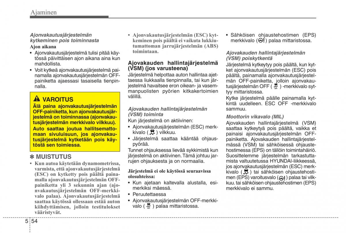 Hyundai i30 II 2 omistajan kasikirja / page 363