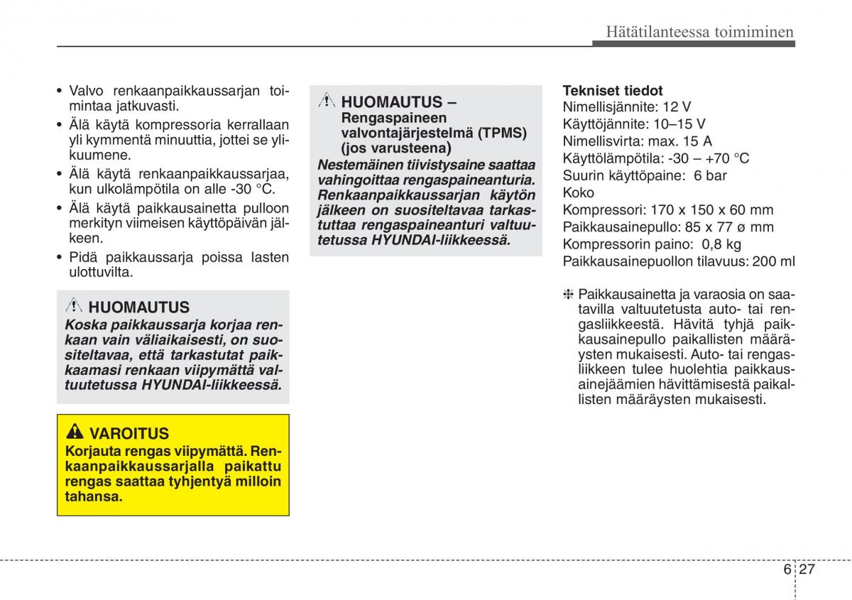 Hyundai i30 II 2 omistajan kasikirja / page 424