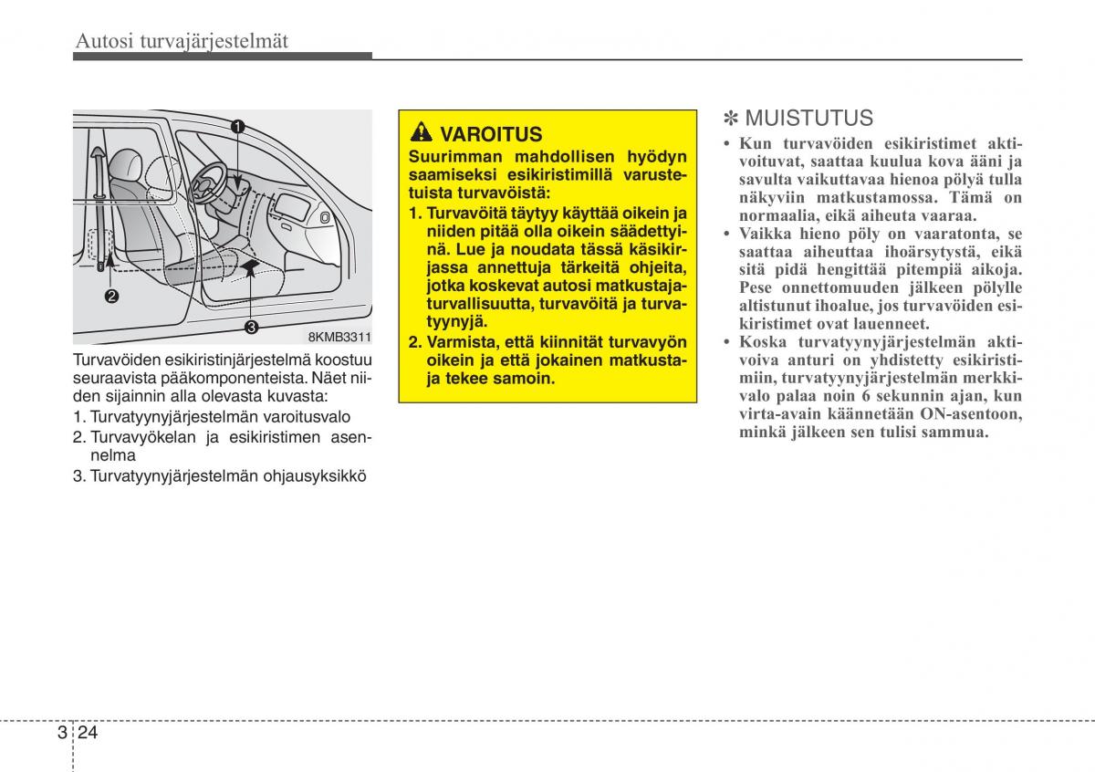 Hyundai i30 II 2 omistajan kasikirja / page 43