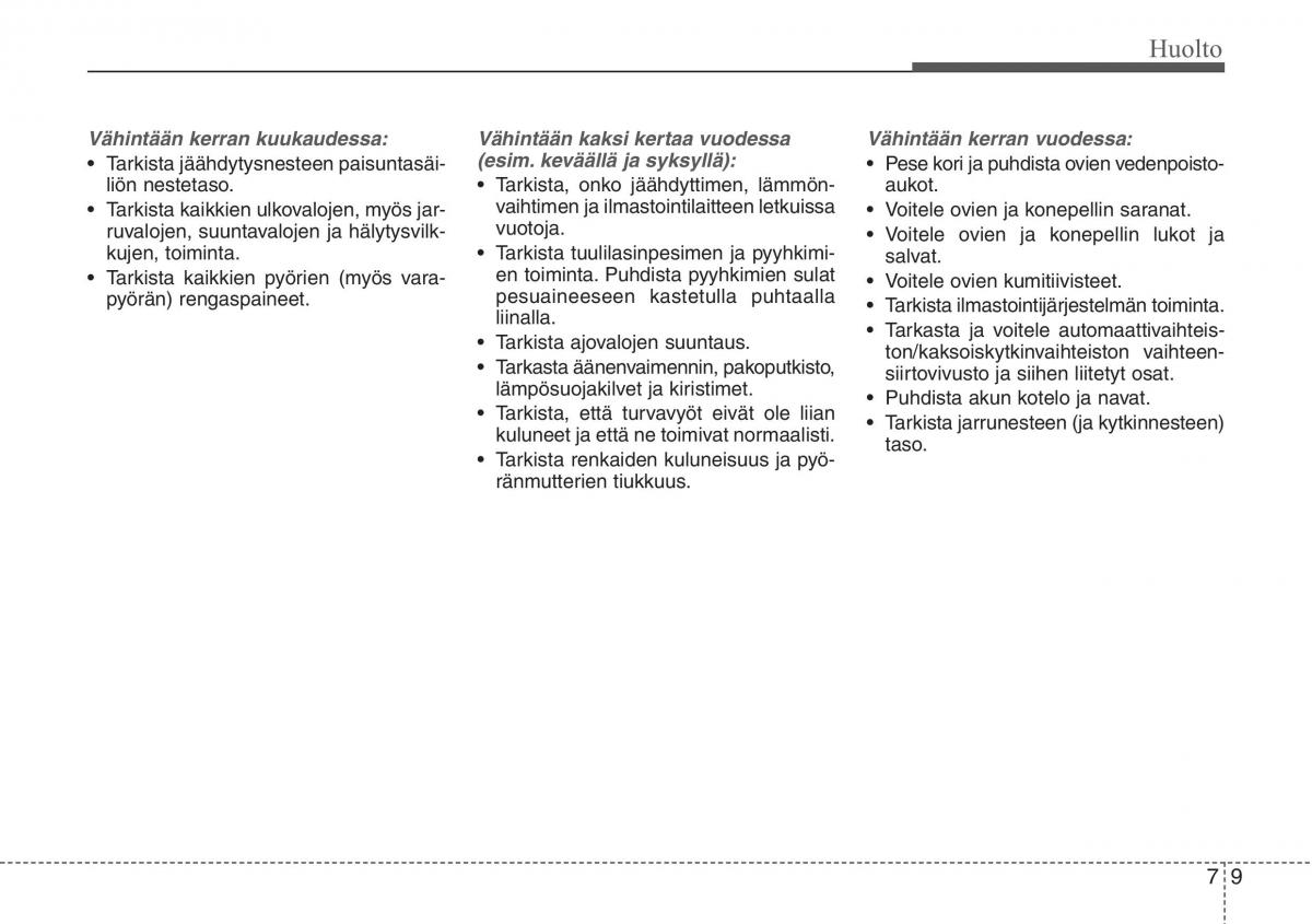 Hyundai i30 II 2 omistajan kasikirja / page 438