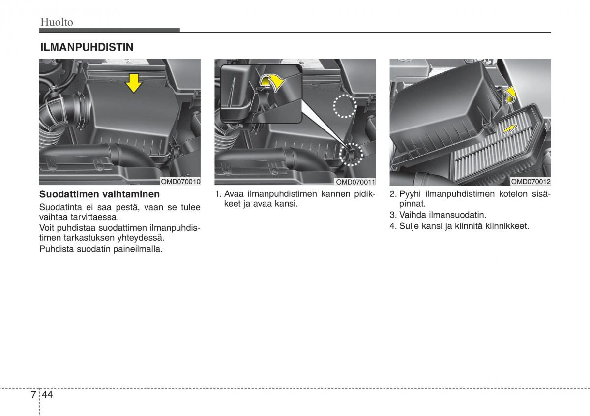 Hyundai i30 II 2 omistajan kasikirja / page 473