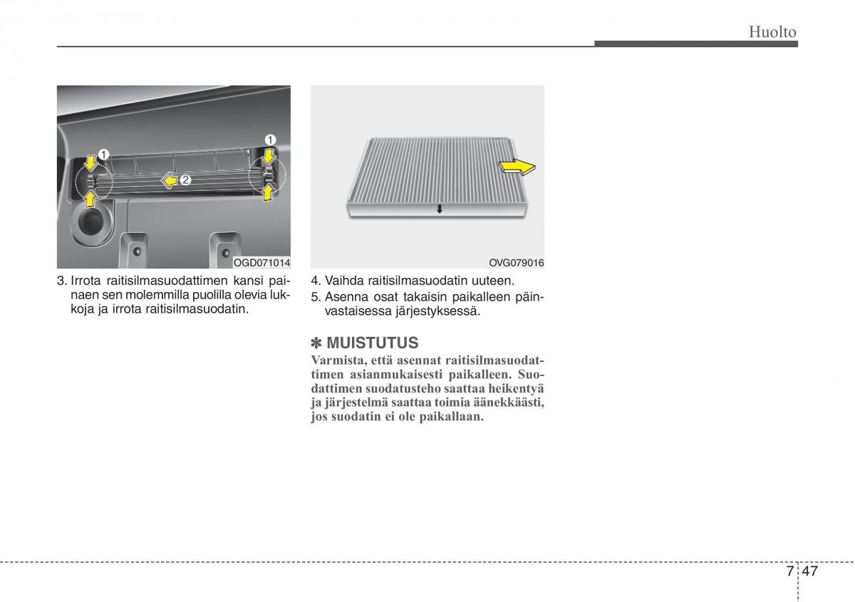 Hyundai i30 II 2 omistajan kasikirja / page 476