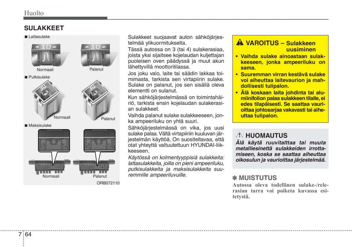 Hyundai i30 II 2 omistajan kasikirja / page 493