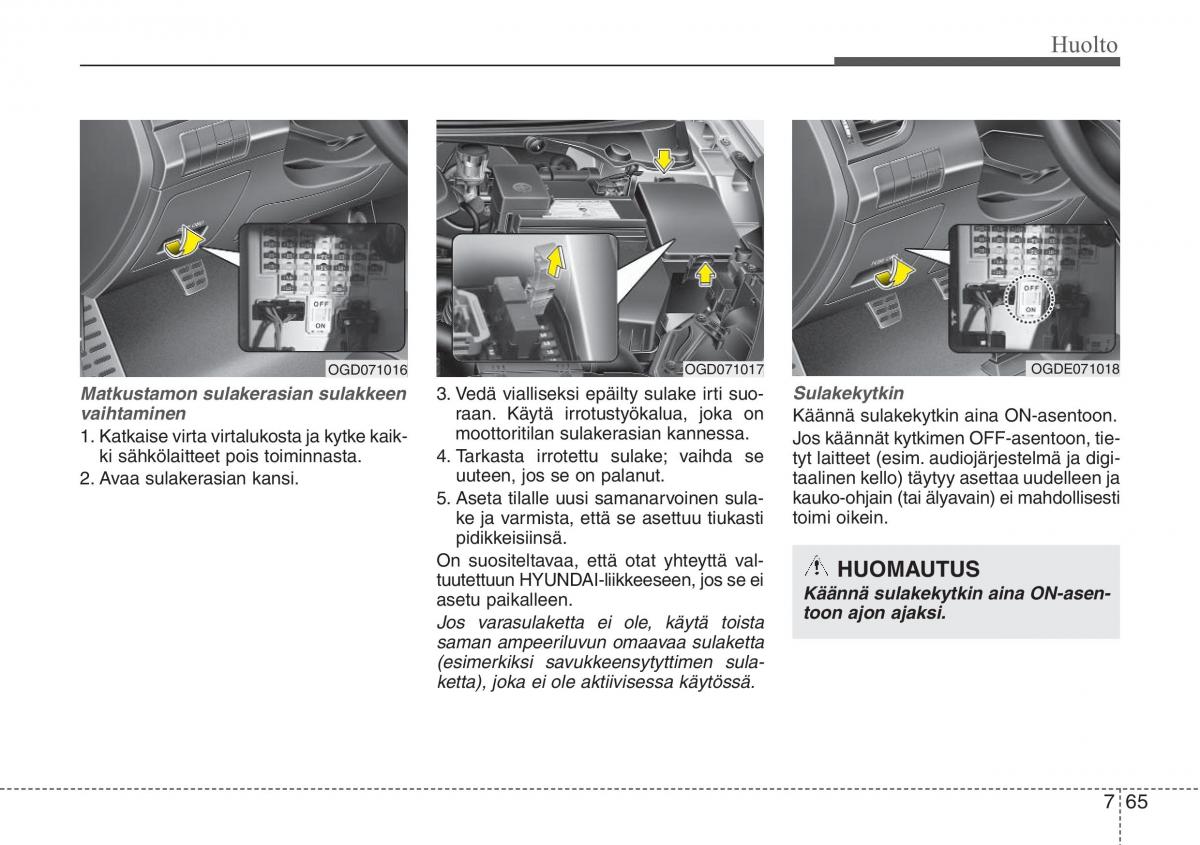 Hyundai i30 II 2 omistajan kasikirja / page 494