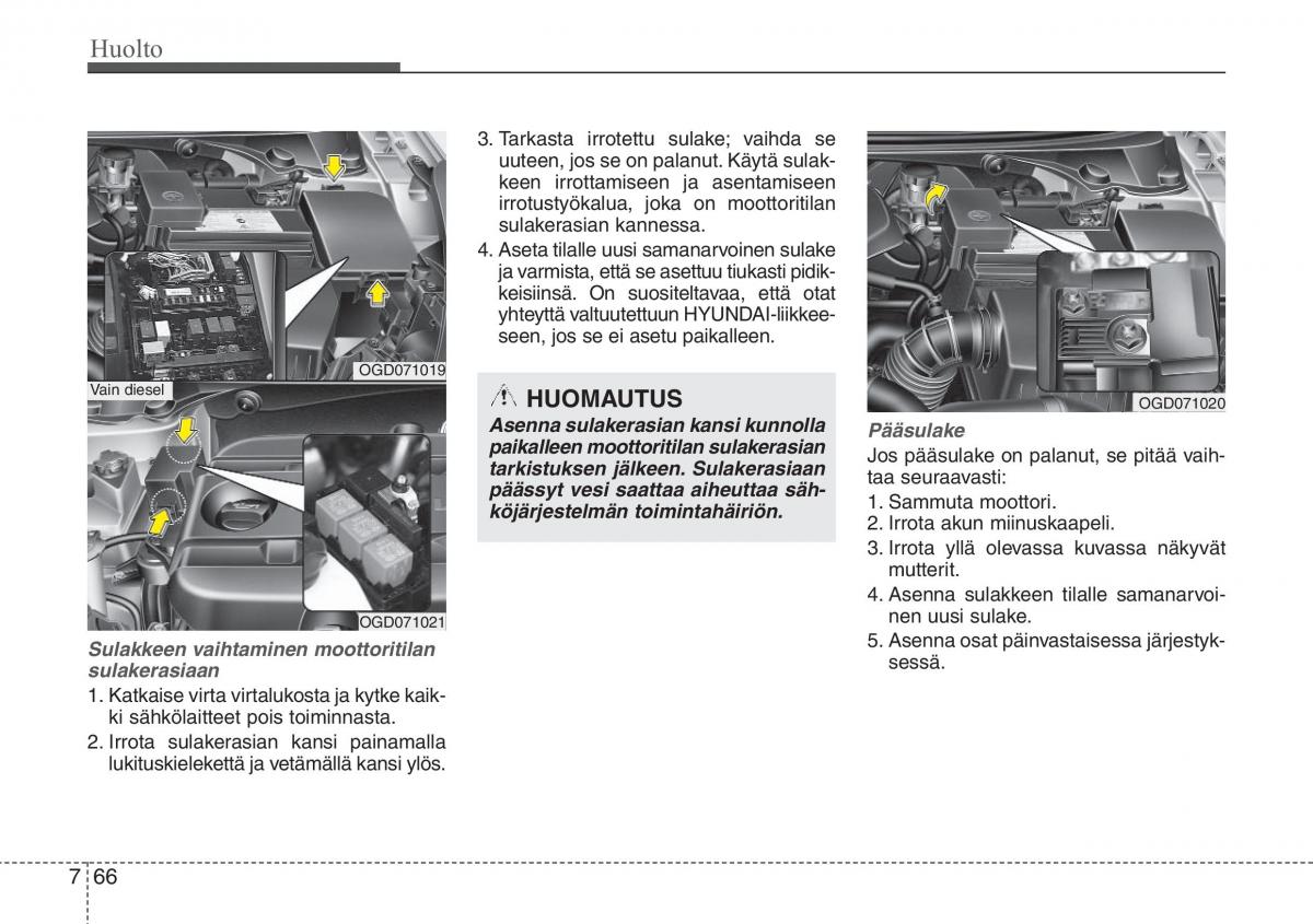 Hyundai i30 II 2 omistajan kasikirja / page 495