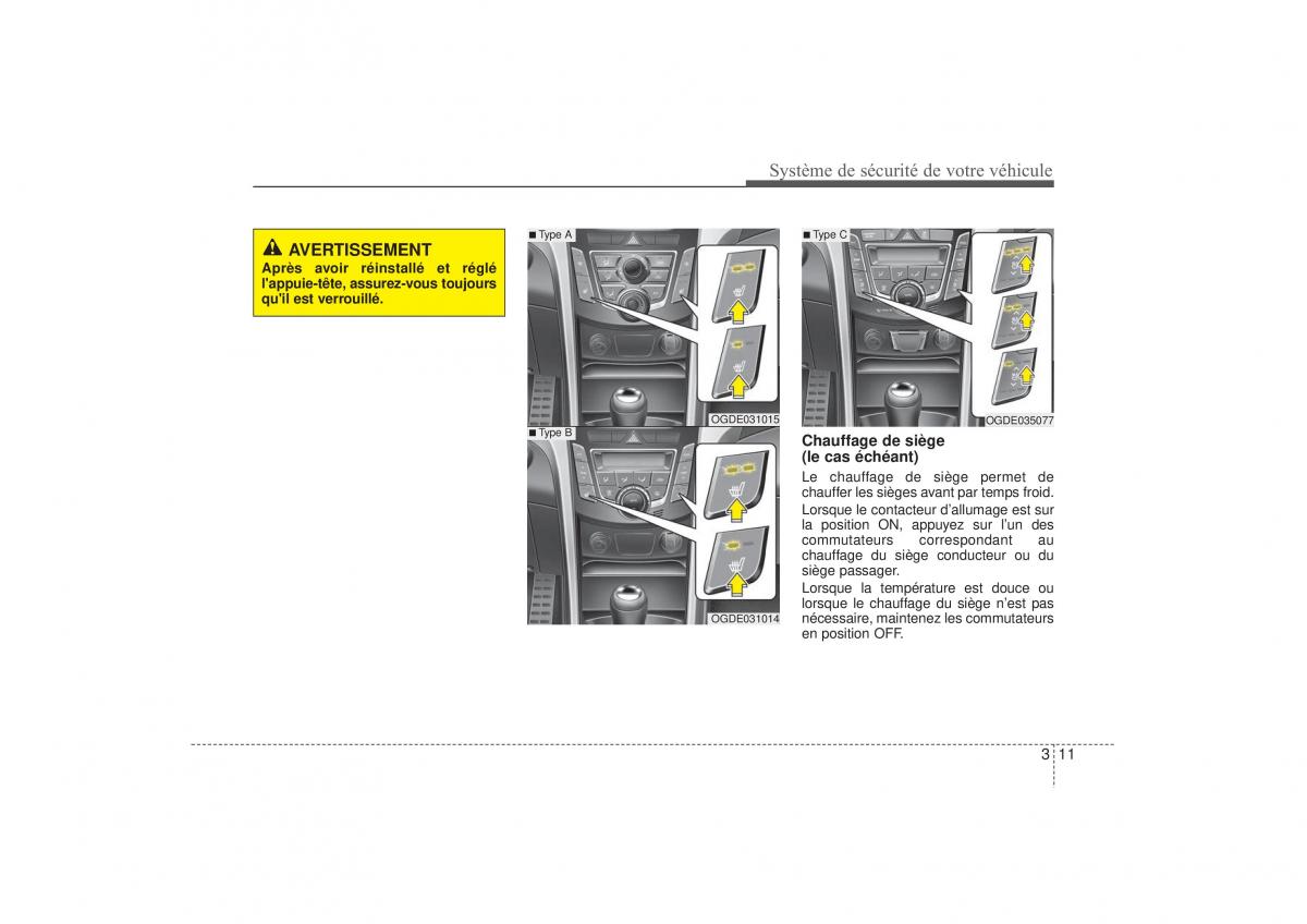 Hyundai i30 II 2 manuel du proprietaire / page 30