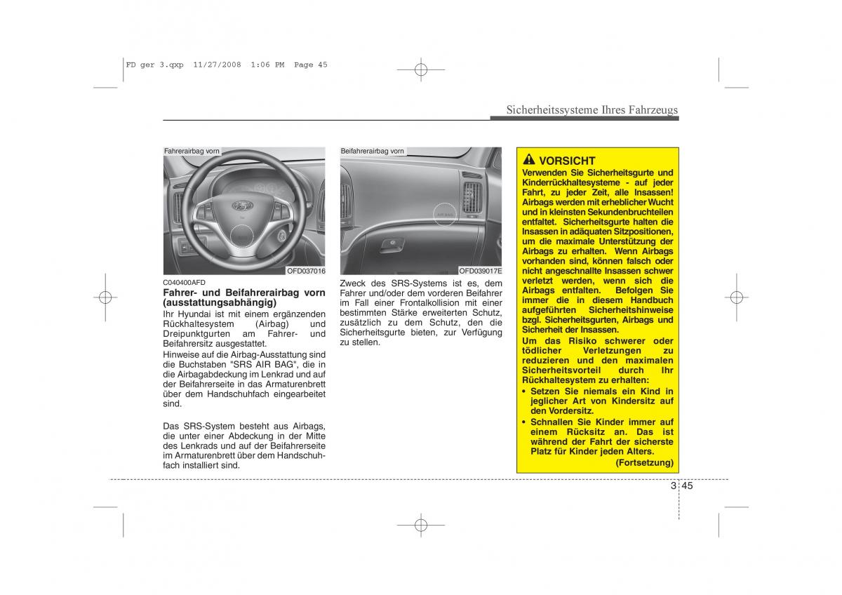 Hyundai i30 I 1 Handbuch / page 62