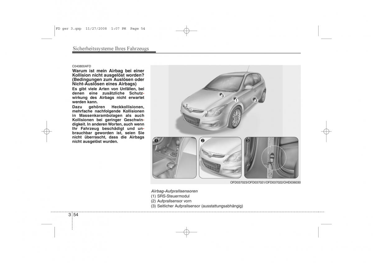 Hyundai i30 I 1 Handbuch / page 71