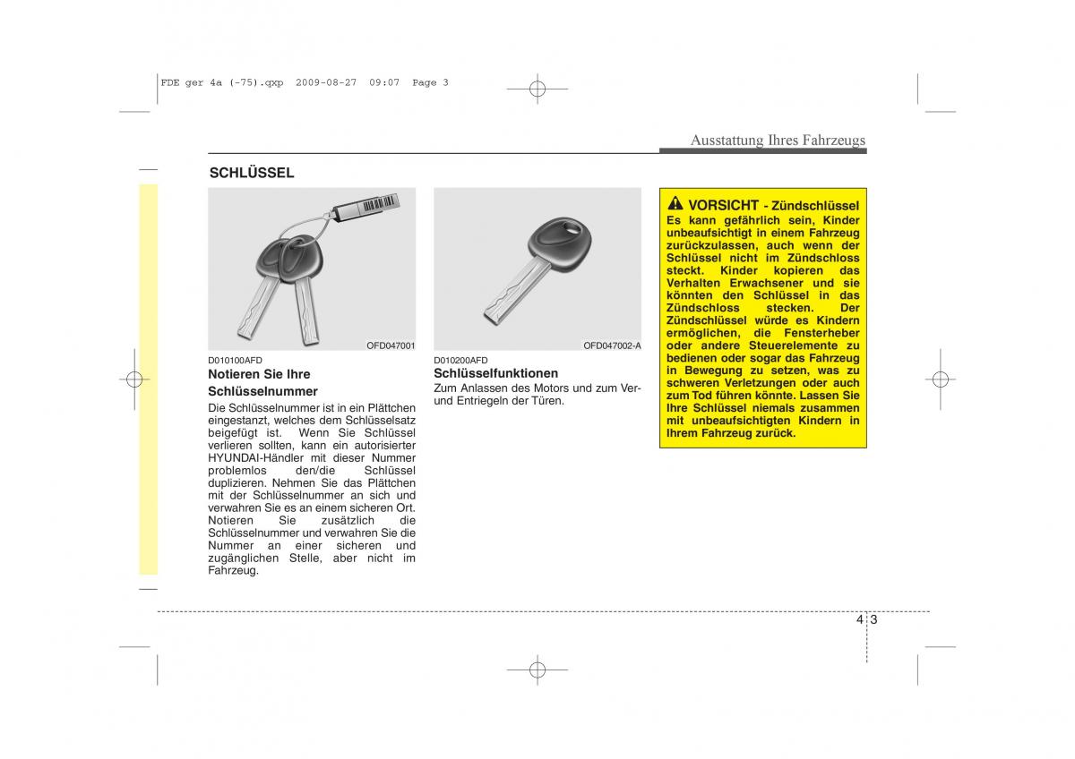 Hyundai i30 I 1 Handbuch / page 85